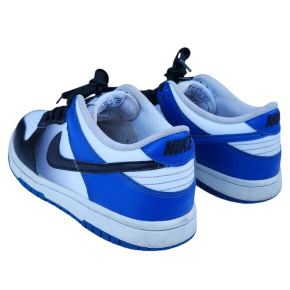 Nike Dunk Low Game Royal White Black GS HJ9209-400 Size 5.5Y - Picture 6 of 10